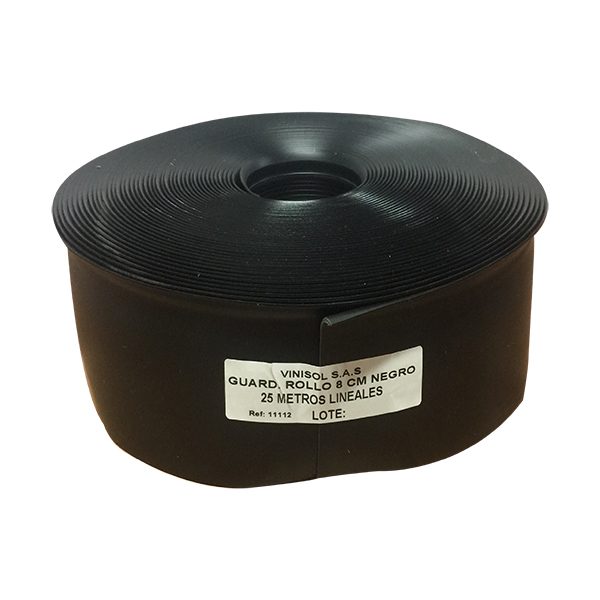 Guardaescoba Rollo Negro 8 cm - Precio ml: 6.069
