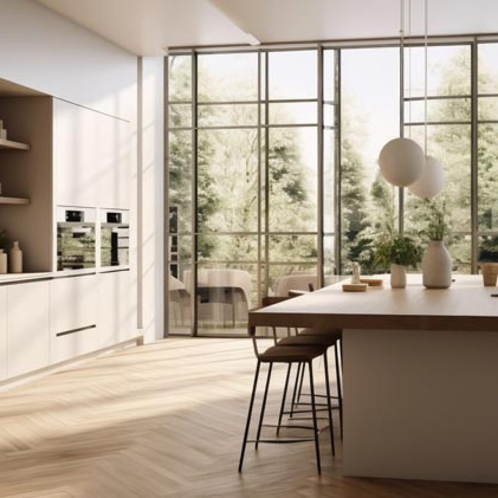 piso vinilico cocina